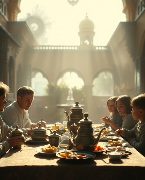 Dramatic-cinematic-style-soft-cinematic-haze.-Pixar-style-3D-scene-sunlit-Ottoman-mansion-peaceful-morning.-Family-at-breakfast-traditional-foods-and-copperware.-Soft-focus-hazy-background-film-like-c.jpg